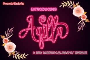 Aqilla: The Modern Script Typeface That Elevates Campaign Visuals