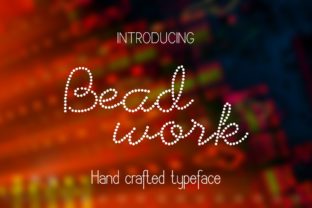 Beadwork Typeface: Elevate Your Brand With Elegant Script Typography
