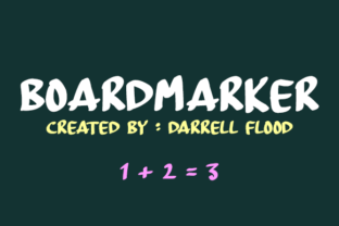 Board Marker: A Handbrushed Typeface for Playful Editorial Design
