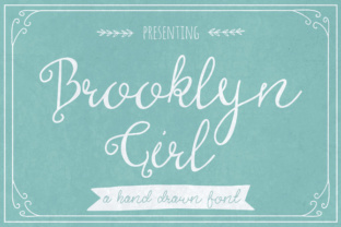 Brooklyn Girl Typeface: Elevating Editorial Design with Handwritten Charm
