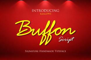Buffon: A Handcrafted Script Typeface for Modern Web Design