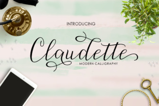 Claudette Script Font: Elevate Campaign Visuals with Modern Typography