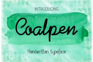 Coalpen: A Handwritten Typeface for Modern Digital Branding
