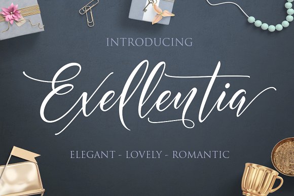 Exellentia: A Handwritten Font for Editorial Design