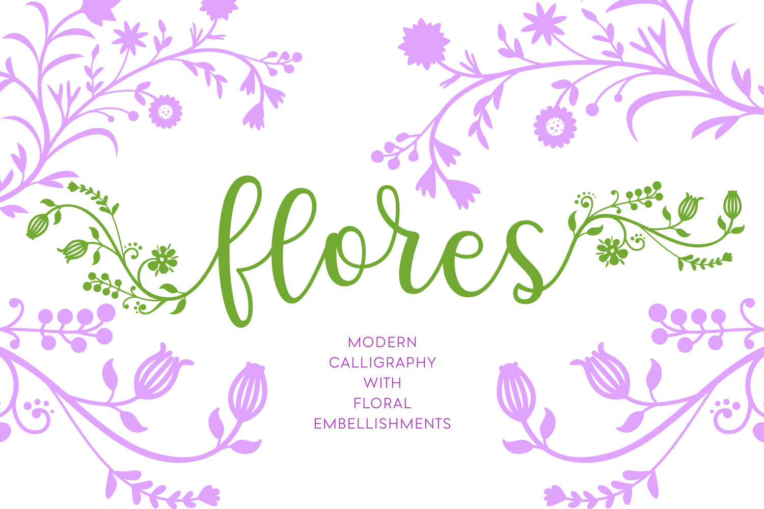 Flores: The Modern Script Font for Elegant Web Design