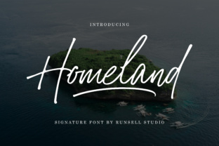 Homeland Typeface: Elevating Campaign Visuals with Natural Flow