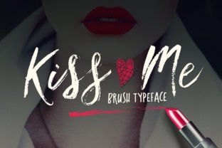 Kiss Me: A Script Amp Typeface for Editorial Design