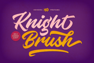Knight Brush: The Perfect Typeface for Bold Brand Identity