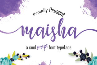 Maisha Script Font: Elevating Editorial Design with Handmade Elegance