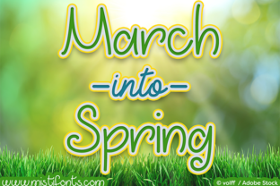 March into Spring: A Handwritten Typeface for Editorial Warmth