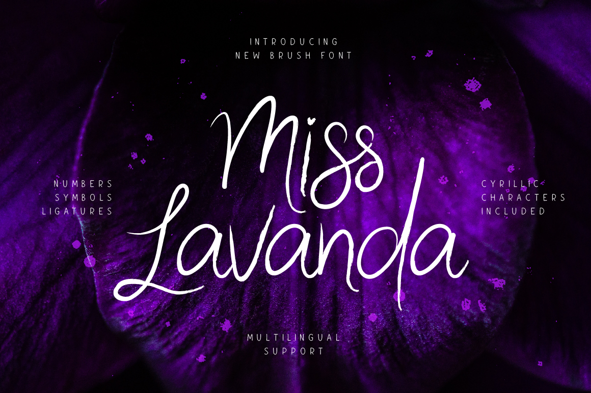Miss Lavanda: The Perfect Script Typeface for Handmade Branding