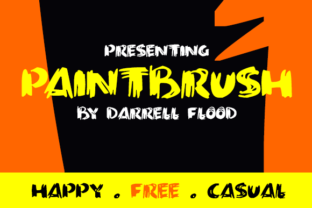 Paintbrush Typeface: A Bold Brush Font for Casual Brand Identity