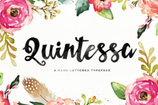 Quintessa: A Handwritten Font for Crafters and Sellers