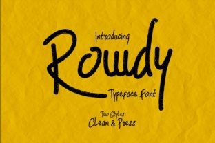 Rowdy: The Modern Handwritten Font for Scroll-Stopping Social Media Graphics