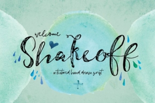 Shakeoff: The Handcrafted Script Amp Typeface for Makers