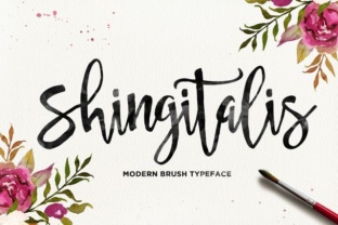 Shingitalis Handwritten Font: Elevate Your Craft Projects