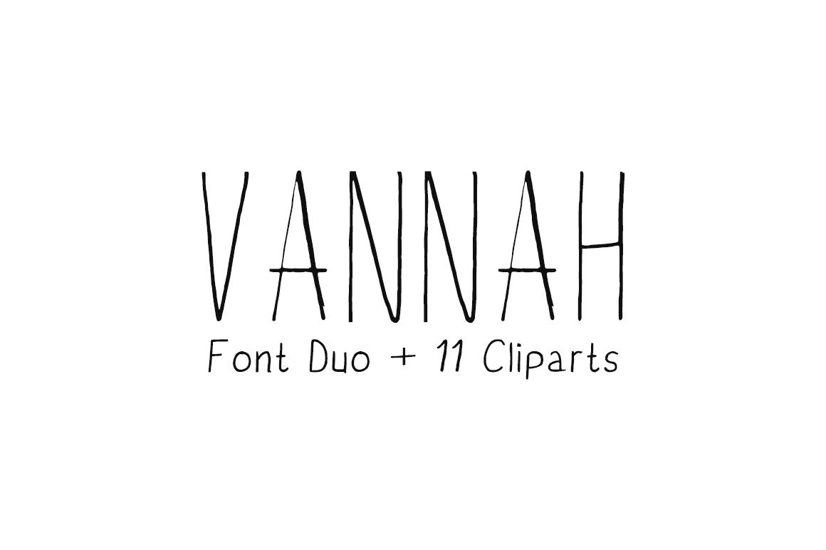 Vannah Font Duo: A Handwritten Typeface for Authentic Brand Identity