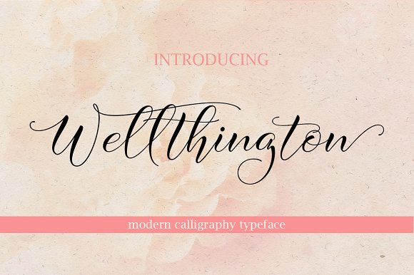Wellthington Font Review: A Handmade Script for Elegant Brand Identities